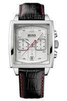 Horlogeband Hugo Boss HB-87-1-14-2418 / HB659302198 Leder Zwart