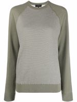 Vince pull colour block en maille - Vert