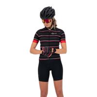 Rogelli Stripe + Korte Mouw Fietsshirt Dames L/40