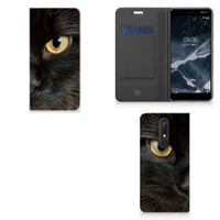 Nokia 5.1 (2018) Hoesje maken Zwarte Kat - thumbnail