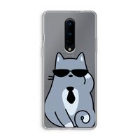 Cool cat: OnePlus 8 Transparant Hoesje