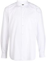 Comme des Garçons Homme Plus chemise en coton à col pointu - Blanc