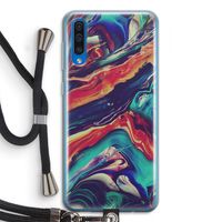 Chameleon Sun: Samsung Galaxy A50 Transparant Hoesje met koord