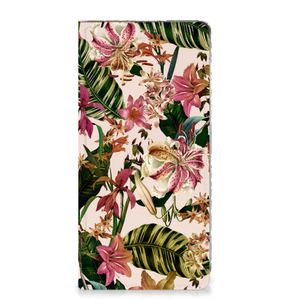 Motorola Moto G54 Smart Cover Flowers