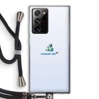 MSN: Samsung Galaxy Note 20 Ultra / Note 20 Ultra 5G Transparant Hoesje met koord