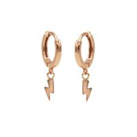 Karma Oorringen Hinged Hoops Lightning Rosé