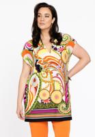 Yoek Tunic wide | Oranje | Maat 58/60