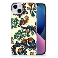 Siliconen Hoesje iPhone 15 Plus Barok Flower