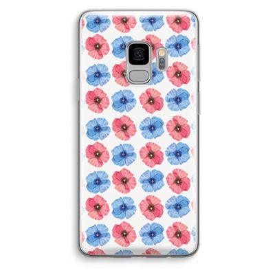 Klaproosjes: Samsung Galaxy S9 Transparant Hoesje