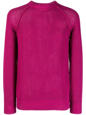 Gimaguas pull en maille ajourée - Rose