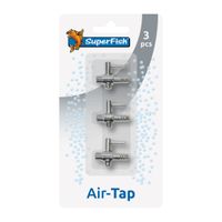 Rvs Tap Kraan 1 Weg Blist- 3 St aquaria Superfish - Superfish