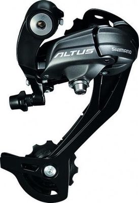 SHIMANO achterderailleur "altus rd-m370" shim.rear derail.altus rdm370 9sp long bl.