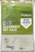 Pokon Gazonmest met Kalk 16,8kg voor 250m²
