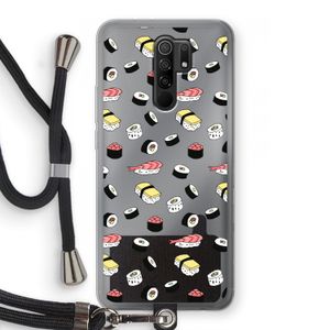 Sushi time: Xiaomi Redmi 9 Transparant Hoesje met koord