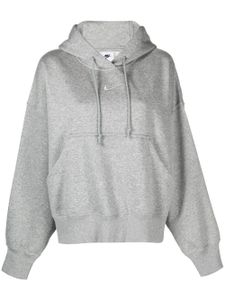 Nike hoodie à logo brodé - Gris