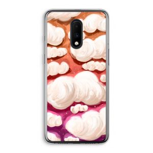 Katoen Wolken: OnePlus 7 Transparant Hoesje