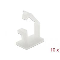 Delock 60250 Kabelclips Nylon Wit (b x h) 16 mm x 12 mm 10 stuk(s)