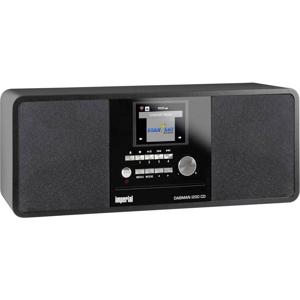 Imperial DABMAN i200CD Internetradio DAB+, VHF (FM), Internet Bluetooth, DLNA, WiFi, AUX, Internetradio Geschikt voor DLNA Zwart