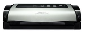 Tefal VT256070 vacuum sealer Zwart, Roestvrijstaal