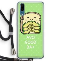Avo Good Day: Huawei P20 Transparant Hoesje met koord