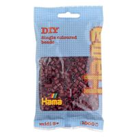 Hama strijkkralen - bordeaux rood (030), 1000st.