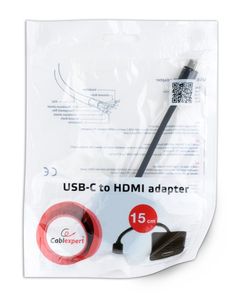 Gembird A-CM-HDMIF-01 USB Type-C 3.1 HDMI Zwart kabeladapter/verloopstukje