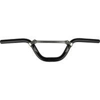 VWP stuur 102mm|4inch hoog alu zwart met chrome spil