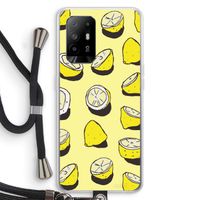 When Life Gives You Lemons...: Oppo A95 5G Transparant Hoesje met koord