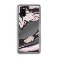Roze stroom: Samsung Galaxy A41 Transparant Hoesje