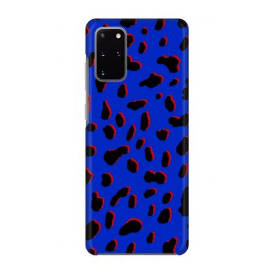 Blue Leopard: Volledig geprint Samsung Galaxy S20 Plus Hoesje