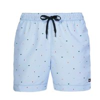 Tommy Hilfiger Zwemshort micro Flag print lichtblauw