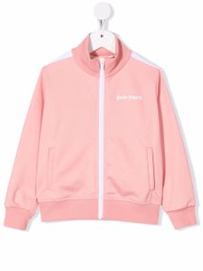 Palm Angels Kids veste à fermeture zippée - Rose