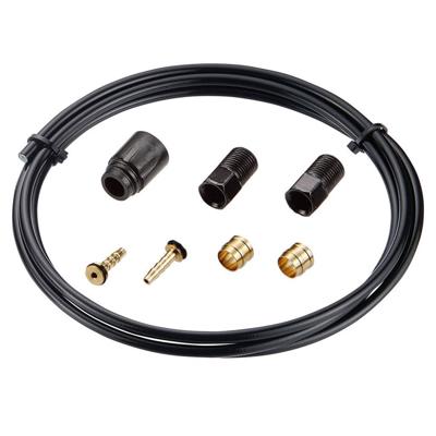 Tektro Hydraulische remleiding 200 cm kevlar met banjo - zwart