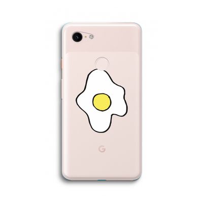 Spiegelei: Google Pixel 3 XL Transparant Hoesje