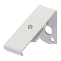 Leen Bakker - Wandsteunen 6cm, 2 Stuks Plus Rail - Metaal - Wit