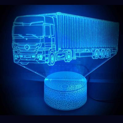 3D LED LAMP - VRACHTWAGEN 3 - Ontwerp-zelf.nl