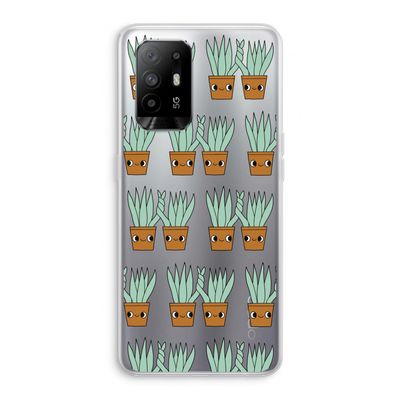 Sansevieria: Oppo A95 5G Transparant Hoesje