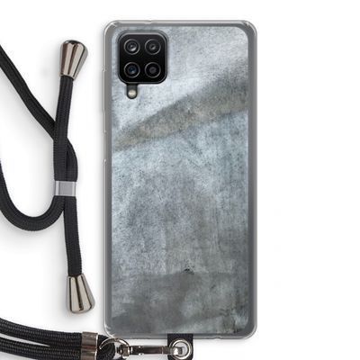 Grey Stone: Samsung Galaxy A12 Transparant Hoesje met koord