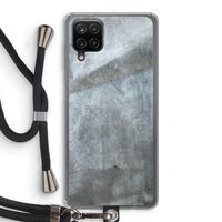 Grey Stone: Samsung Galaxy A12 Transparant Hoesje met koord