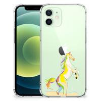 iPhone 12 Mini Stevig | Bumper Hoesje | Horse Color