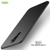 Voor OPPO A11x MOFI Frosted PC ultradunne hard case (zwart)