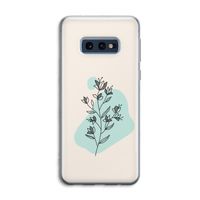 Violets are blue: Samsung Galaxy S10e Transparant Hoesje