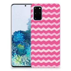 Samsung Galaxy S20 Plus TPU bumper Waves Pink