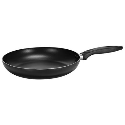 Koekenpan - zwart - D28 cm - aluminium - met dubbel antiaanbaklaag - pannen