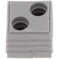 CONTA-CLIP KDS-DE 2X8 GR Afdichtingselement Thermoplastisch elastomeer Grijs 10 stuk(s)