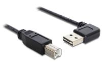 Delock 83385 Kabel EASY-USB 2.0 Type-A male haaks links/rechts > USB 2.0 Type Micro-B male 5 m