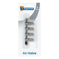 Superfish RVS Luchtkraan 4-weg - Corrosiebestendig, 4/6mm Slangaansluiting voor Heldere Vijvers Superfish RVS Luchtkraan 4-weg - Corrosiebestendig, 4/6mm Slangaansluiting voor Heldere Vijvers