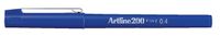 Fineliner Artline 200 rond 0.4mm blauw