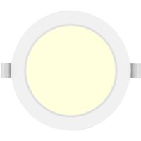 LED Downlight Pro Inbouw Rond 15W - Warm Wit 3000K - Ø175mm Mat Wit