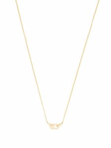 Courbet collier Celeste en or recyclé 18ct à petit pendentif serti de diamants créés en laboratoire